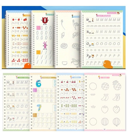 KIT DE CUADERNOS DE CALIGRAFÍA + LAPICERO MÁGICO, potencializa la escritura de tus hijos