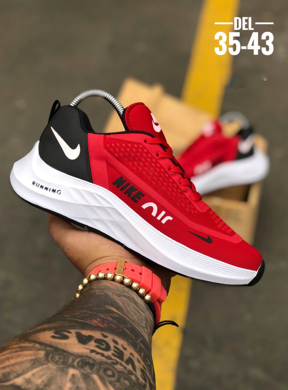 Tenis Nike Air Running Masculino - Deportivos con Suela de Aire y Diseño Moderno