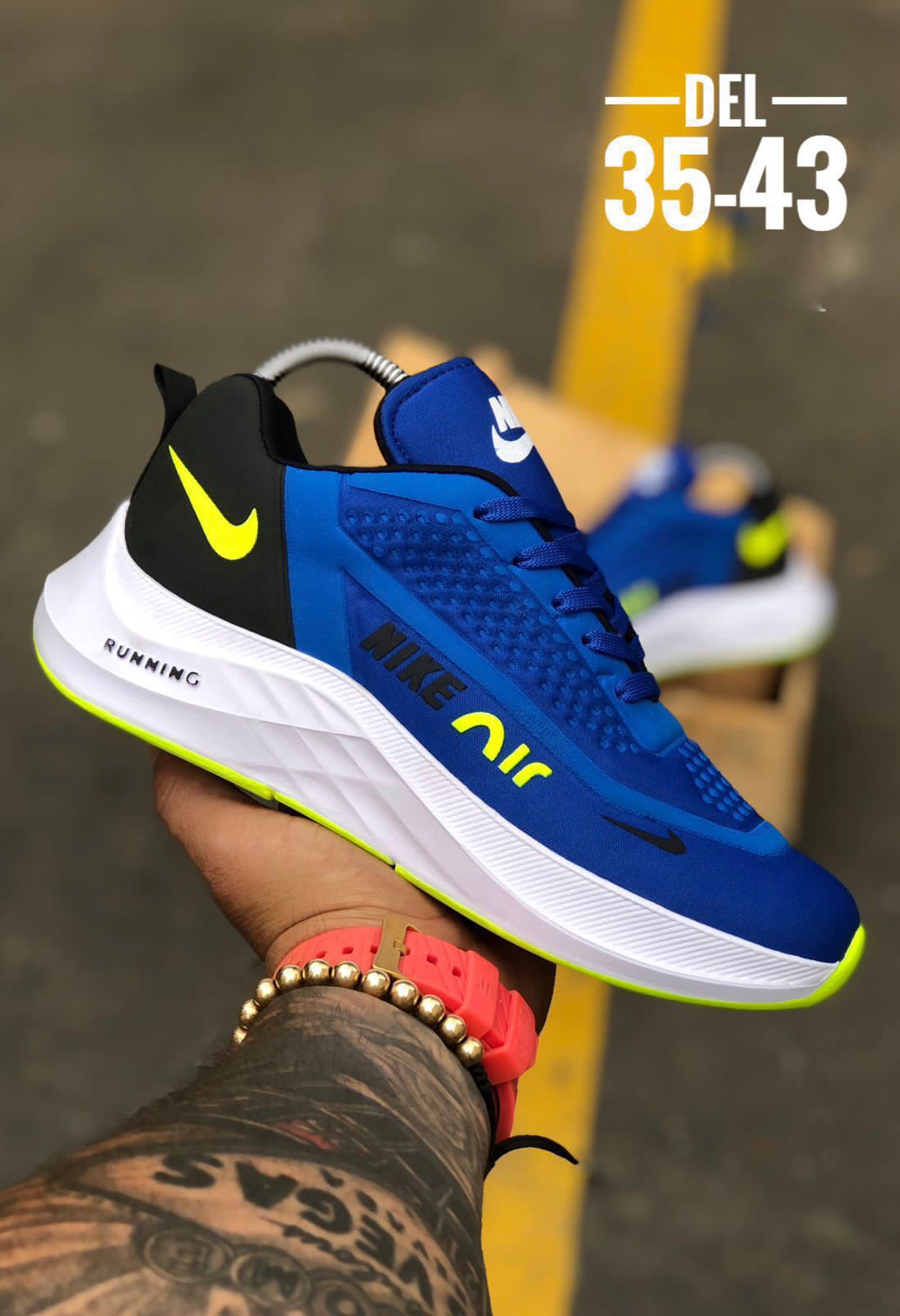 Tenis Nike Air Running Masculino - Deportivos con Suela de Aire y Diseño Moderno