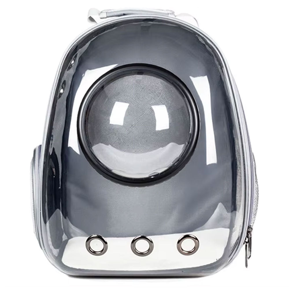 Mochila Transportadora para Mascotas Cápsula - Morral Espacial de Nailon para Gatos y Perros