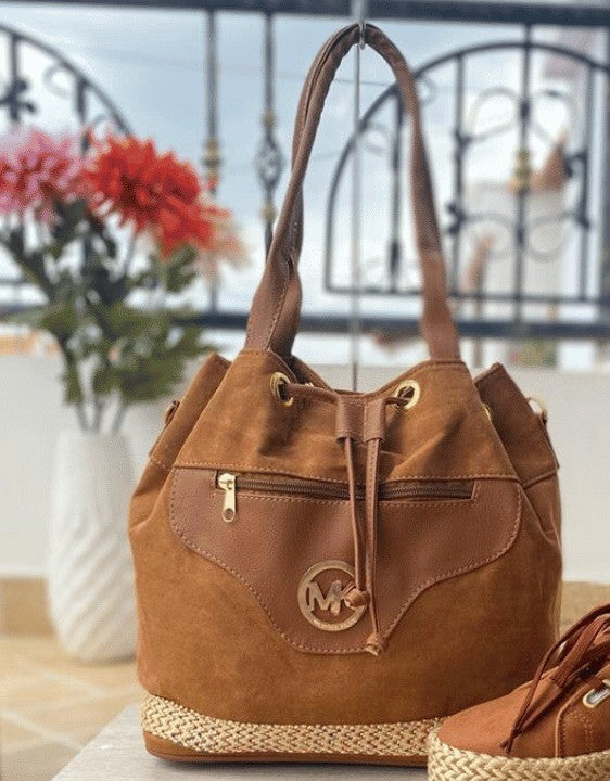 Bolso de Yute Artesanal - Cartera Ecológica Tejida a Mano para Mujer