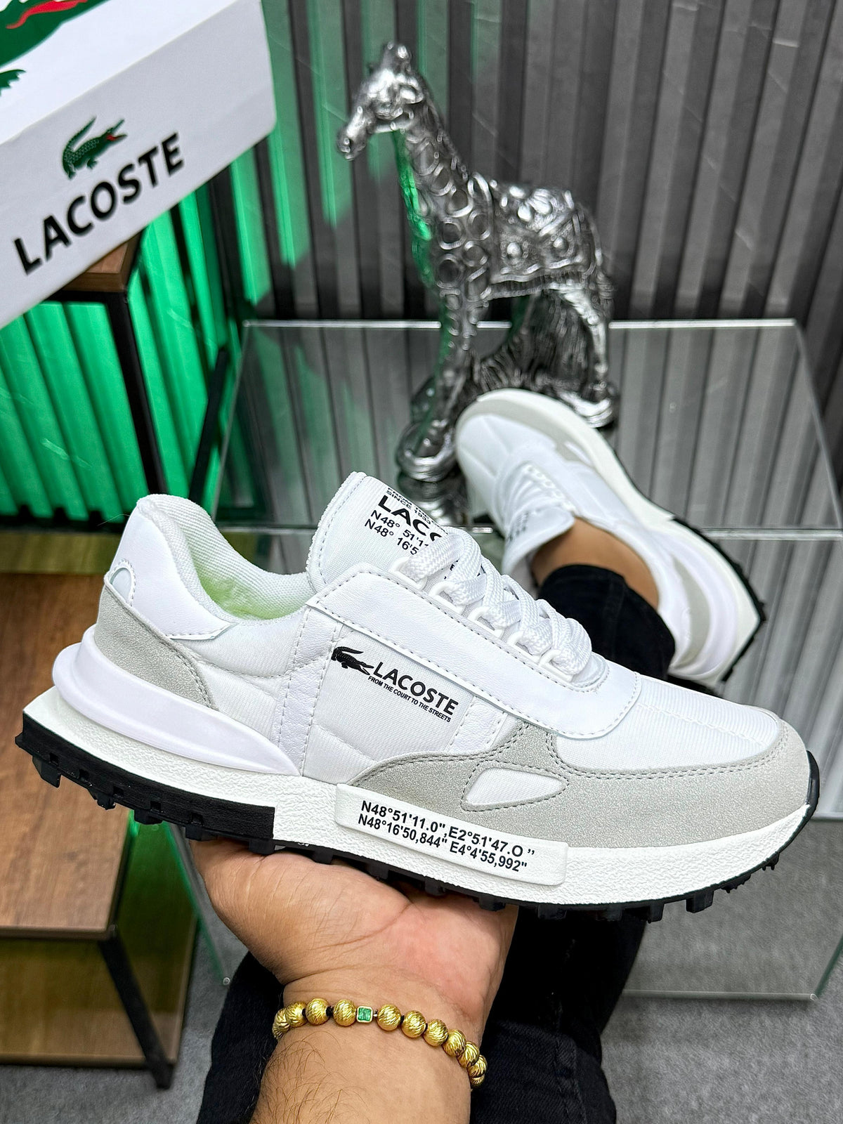 Tenis Lacoste Caballero - Casual Premium con Diseño Elegante y Suela Confortable