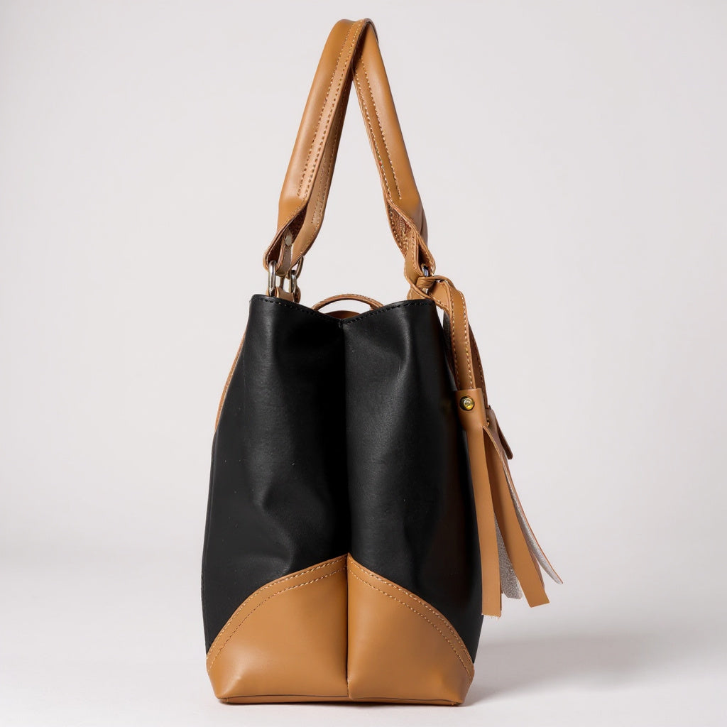 Bolso Luna Negro Karla Chacon con Monedero