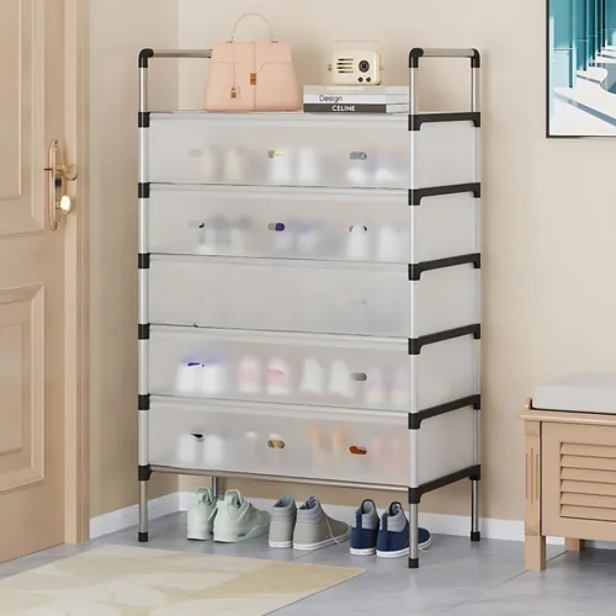 ORGANIZADOR DE ZAPATOS MODERNOS 6 NÍVELES - SOLO POR HOY 50% OFF 🔥