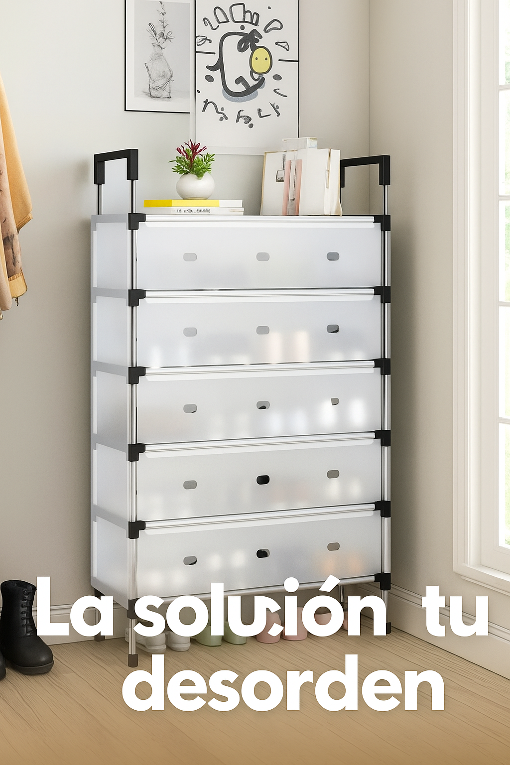 ORGANIZADOR DE ZAPATOS MODERNOS 6 NÍVELES - SOLO POR HOY 50% OFF 🔥