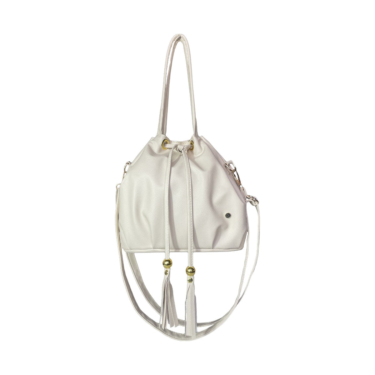 Bolso Karla Chacón Iris Beige, Elegante y Espacioso