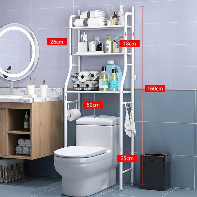 Organizador de Baño 3 Niveles 🛁 Más Espacio en Segundos