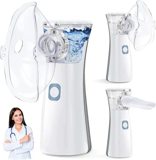 Nebulizador Portátil Pediátrico y Adulto, Alivio Respiratorio Rápido