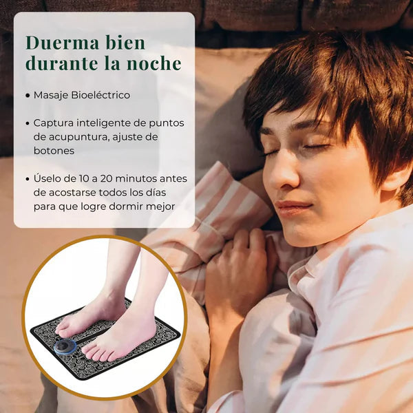 Masajeador de Pies EMS con Electroestimulación - Alivio del Dolor en 10 Minutos