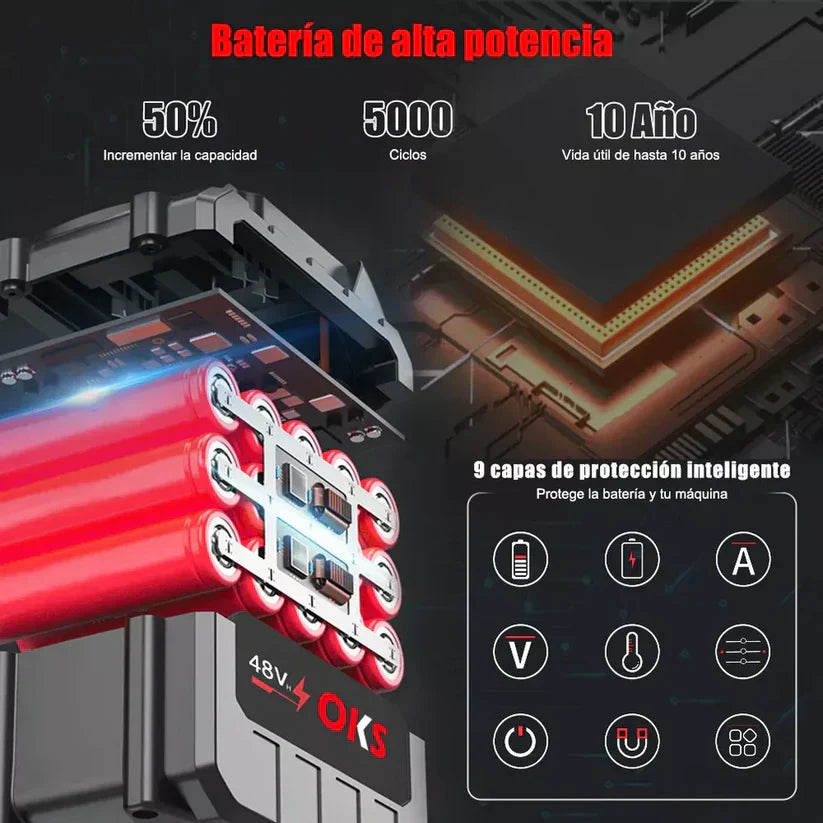 MAXCUT, DESBROZADORA ELECTRICA 3 EN 1 - Mas ligera que nunca