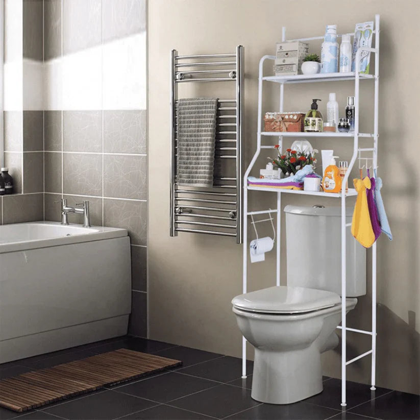 Organizador de Baño 3 Niveles 🛁 Más Espacio en Segundos