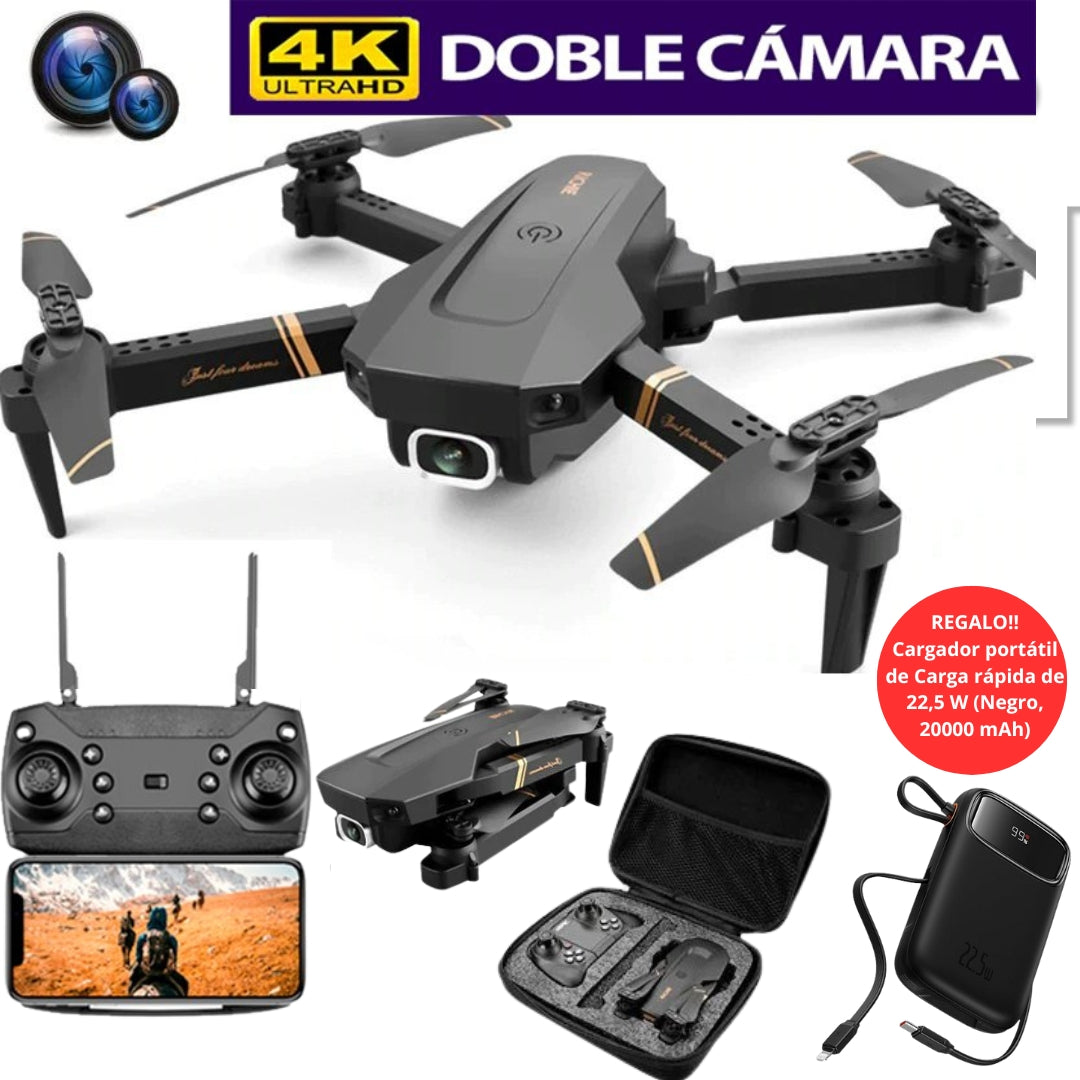 PhantonFly™ 4K WIFI + Control de Alta Definición + (BATERIA Y ESTUCHE DE REGALO)