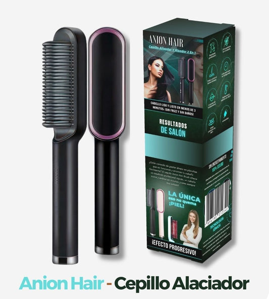 Anion Hair, Cepillo Alaciador que Cuida tu Cabello al Instante