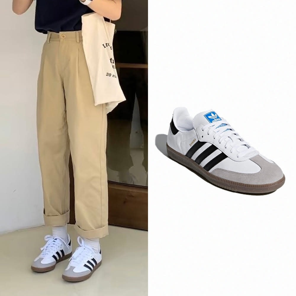 ZAPATILLA ADIDAS SAMBA, Estilo Urbano Atemporal - Unisex Blanco y Negro