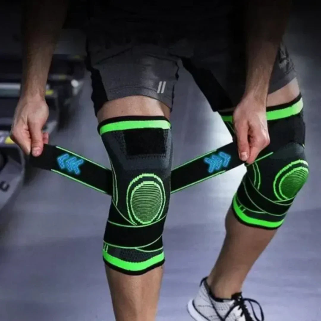 Rodillera de Compresión Elástica Ajustable - Protección Deportiva Profesional - Compre 1 y llévese 2