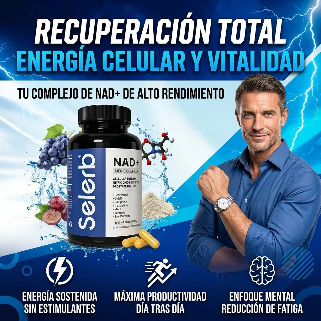 Selerb NAD+, Energía Celular y Vitalidad