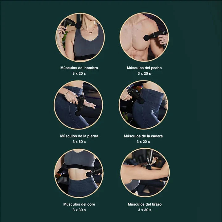 MASAJEADOR PORTATIL RECARGABLE XBOT MAX™ - Reduce el dolor muscular