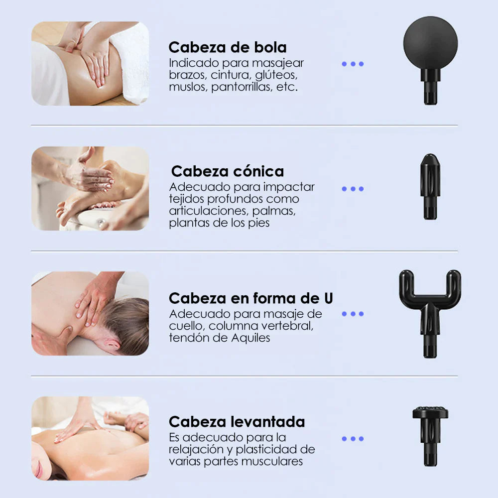 MASAJEADOR PORTATIL RECARGABLE XBOT MAX™ - Reduce el dolor muscular